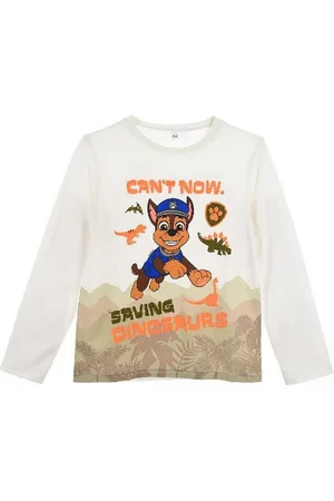 Paw Patrol Langarmshirt Kinder Jungen Langarm-Shirt Longsleeve Oberteil Chase Dino - Verkäufer: Yuhu Trading GmbH