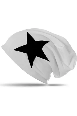 CASPAR Beanie MU069 klassiche leichte Unisex Mütze mit Stern Print - Verkäufer: & SIKORA