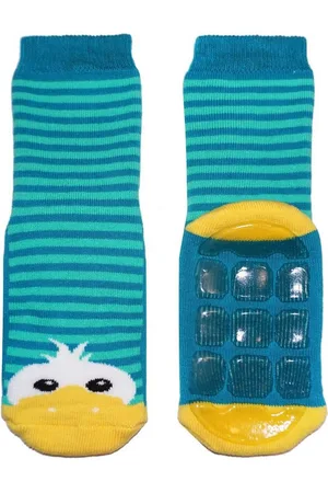 WERI SPEZIALS Strumpfhersteller GmbH ABS-Socken Kinder ABS-Socken für Mädchen und Jungs >>Kleine Ente<< aus Baumwolle mit Frottee - Verkäufer: Strumpf-Welt GbR