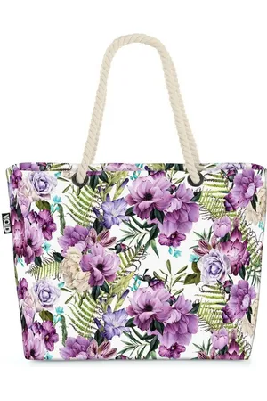 Void Strandtasche (1-tlg), Wasserfarben Blumenmuster Beach Bag geblümt gemustert Blumen-Strauss - Verkäufer: style3