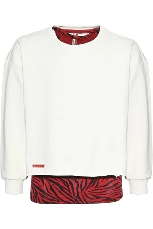 Blue Effect Sweatshirt Mädchen Doppelshirt Sweatshirt Shirt Top beige Tiger rot (2-tlg) - Verkäufer: nettibeck