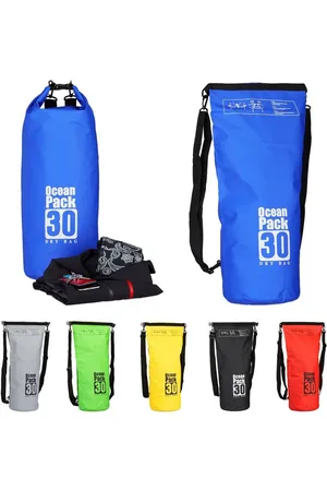 Relaxdays Drybag Ocean Pack 30L wasserdicht, Blau - Verkäufer: