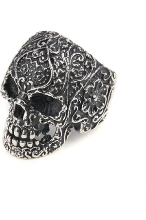 Kingka Fingerring TATTOO SKULL Ring "Totenkopf" - Verkäufer: