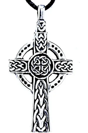 Kiss of Leather Kettenanhänger Si.31 Keltenkreuz Radkreuz keltisches Kreuz, 925 Silber (Sterlingsilber) - Verkäufer: