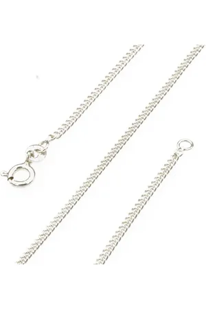 Bella Carina Lange Kette Silberkette 1,8 mm Stärke Panzer Kette, 925 Silber, 925 Silber - Verkäufer: