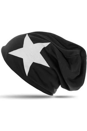 CASPAR Beanie MU069 klassiche leichte Unisex Mütze mit Stern Print - Verkäufer: & SIKORA