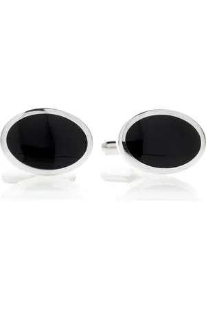 Karisma Manschettenknöpfe Herren Manschettenknöpfe Edelstahl 316L - Schwarzer Onyx Stein hochpoliert - CLH001 - Breite 20mm - Verkäufer: Schmuck