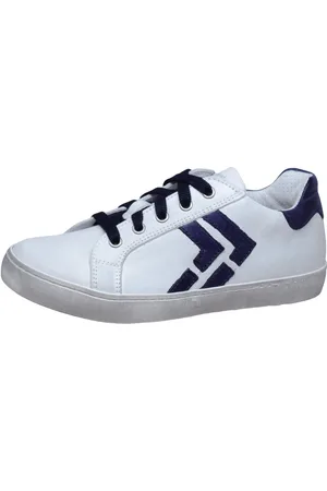 Dianetti Sneaker 9861 für Teenager aus Leder Weiß Blau Sneaker - Verkäufer: Alex und Elis Kinderschuhe
