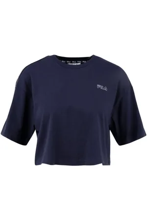 Fila T-Shirt Damen T-Shirt 1er Pack Baumwolle MARI CROPPED TEE (Packung, 1er Pack) - Verkäufer: Yourfashionplace