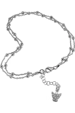 SilberDream Fußkette mit Anhänger SDF2901JX Fußkette Sterling Silber 925, Damen Fußkette Kugel aus 925 Sterling Silber, Farbe: silber - Verkäufer: Fit4Style Silberschmuck - IMPPAC