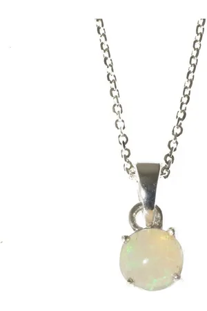 Bella Carina Kette mit Anhänger Anhänger echter Edel Opal 6 mm mit Kette - Verkäufer: