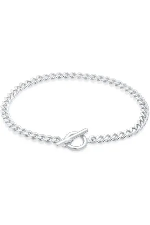 Elli Armband Panzer Armkette Knebel-Verschluss 925 Silber, T-Bar - Verkäufer: JULIE & GRACE GmbH