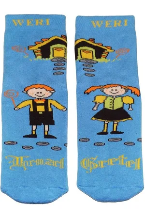 WERI SPEZIALS Strumpfhersteller GmbH ABS-Socken Kinder ABS-Socken für Mädchen >>Hänsel und Gretel<< aus Baumwolle mit Frottee - Verkäufer: Strumpf-Welt GbR