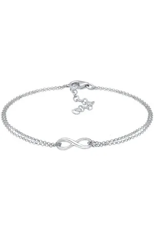 Elli Armband Infinity Liebe Unendlichkeit Layer 925 Serling Silber, Infinity - Verkäufer: JULIE & GRACE GmbH