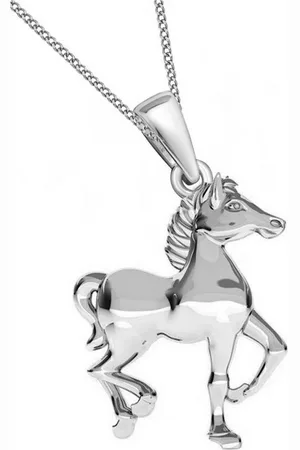 Goldene Hufeisen Kette mit Anhänger Pferd Anhänger mit Halskette aus 925 Sterling Silber (2-tlg, inkl. Etui), Geschenk für Pferdeliebhaber Geburtstag, Weihnachten - Verkäufer: