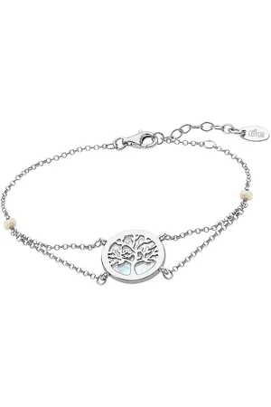Lotus Silberarmband Lebensbaum Kreis Armband (Armband), Armband Lebensbaum Kreis ca. 16cm, 925 Sterling Silber, Farbe: silber - Verkäufer: Fit4Style Silberschmuck - IMPPAC