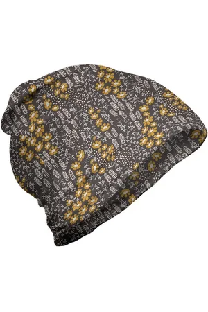 Abakuhaus Beanie Wandern im Freien Blumen Hand gezeichnet Frühlings-Blumen - Verkäufer: Color-D Textile GmbH