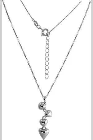 SilberDream Silberkette Herzen Halskette 925 Silber (Halskette), Halsketten (Herzen) ca. 44cm + 3cm, 925 Sterling Silber, Farbe: silber - Verkäufer: Fit4Style Silberschmuck - IMPPAC