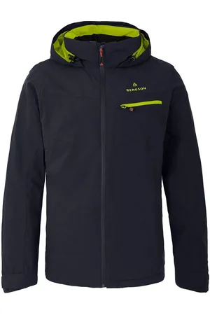 Bergson Regenjacke TALLMOS Herren Regenjacke, Netzfutter, 20000 mm Wassersäule, Normalgrößen, na - Verkäufer: