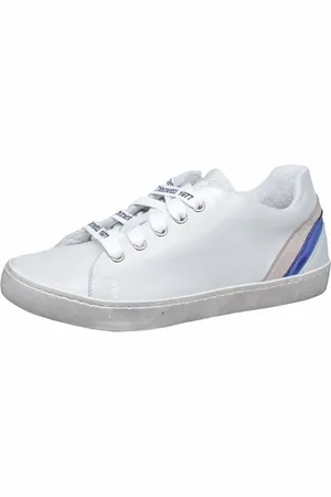 Dianetti Sneaker 9838 für Teenager aus Leder Weiß Grau Sneaker - Verkäufer: Alex und Elis Kinderschuhe