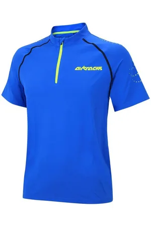 Airtracks Laufshirt Herren Laufshirt Kurzarm Pro Team (Funktionsshirt mit optimalem Tragekomfort, Atmungsaktiv, & Quick Dry) Funktion - Verkäufer: Sport