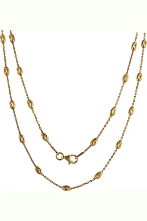 SilberDream Silberkette Halskette 925 Silber gold (Halskette), Halsketten ca. 45cm, 925 Sterling Silber, vergoldet (Gelbgold 333), Fa - Verkäufer: Fit4Style Silberschmuck - IMPPAC