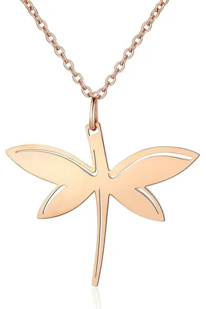 Ailoria Edelstahlkette LIBELLULE Halskette (1-tlg., inkl. Schmucksäckchen), aus Edelstahl mit Libellen-Anhänger - Verkäufer: Lifestyle Delights