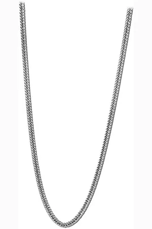 Lotus Edelstahlkette Halskette silber (Halsketten, Halskette), Halsketten für Herren Edelstahl (Stainless Steel) - Verkäufer: Fit4Style Silberschmuck - IMPPAC
