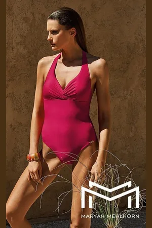 Maryan Mehlhorn Badeanzug Elements Neckholder Swimsuit mit Softcups Einteiler Xtra Life Lycra Cup B C - Verkäufer: bodywear-online