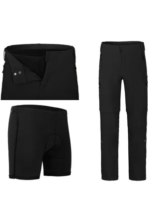 Bergson Zip-off-Hose PORVOO Zipp-Off (mit gepolsterter Innenhose) Herren Radhose, robust, elastisch, Langgrößen, - Verkäufer: