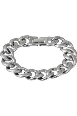 Amello Edelstahlarmband Panzer Armband silber (Armband), Armbänder für Damen Edelstahl (Stainless Steel) - Verkäufer: Fit4Style Silberschmuck - IMPPAC