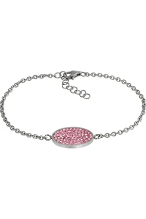 Amello Edelstahlarmband Oval Armband Damen Schmuck (Armband), Damen Armband (Oval) ca. 18cm bis 21cm, Edelstahl (Stainless Steel), F - Verkäufer: Fit4Style Silberschmuck - IMPPAC