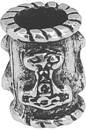 Kiss of Leather Diadem Bartperle Silber 925 Thorshammer Wikinger Bartschmuck Bart Thorhammer - Verkäufer:
