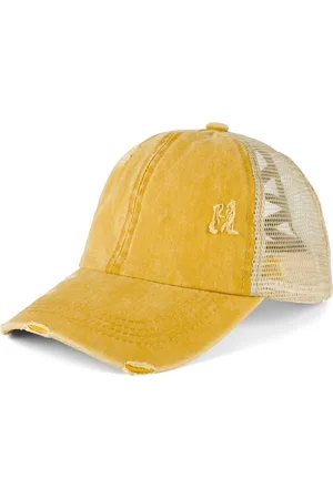 styleBREAKER Baseball Cap Ponytail Baseball Cap Used Look mit Mesh Einsatz (1-St) - Verkäufer: