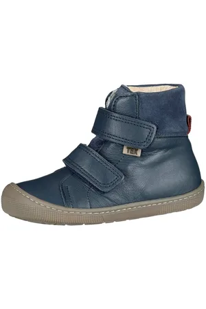 Koel Emil Stiefel Barfußschuh mit Wolle wasserdicht in Blau Schnürstiefelette - Verkäufer: Alex und Elis Kinderschuhe