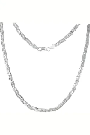 SilberDream Silberkette Halskette silber Damen Echt (Halskette), Halsketten ca. 45cm, 925 Sterling Silber, Farbe: silber, Made-In Germa - Verkäufer: Fit4Style Silberschmuck - IMPPAC