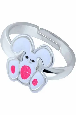 schmuck23 Fingerring Kinder Ring Hase 925 Silber, Kinderschmuck Silberring Mädchen Ostern Geschenk - Verkäufer: