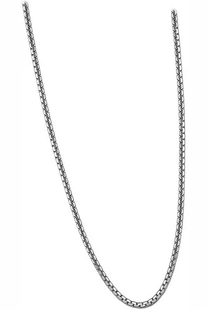 Lotus Edelstahlkette Halskette silber (Halsketten, Halskette), Halsketten für Herren Edelstahl (Stainless Steel) - Verkäufer: Fit4Style Silberschmuck - IMPPAC