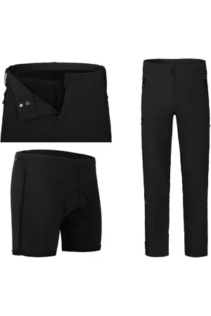 Bergson Fahrradhose PORVOO (mit gepolsterter Innenhose) Herren Radhose, robust, elastisch, Kurzgrößen, - Verkäufer: