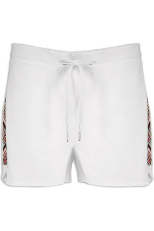 XOX Sweathose Sweat Shorts, Jogger Pants kurz Ethno Muster mit Pailletten, - Fair Trade, Shorts, kurze Hose - Verkäufer: WAYSENS - with all your senses
