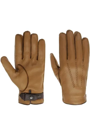 Caridei Lederhandschuhe (1-St) Fingerhandschuhe mit Futter, Made in Italy - Verkäufer: Hutshopping