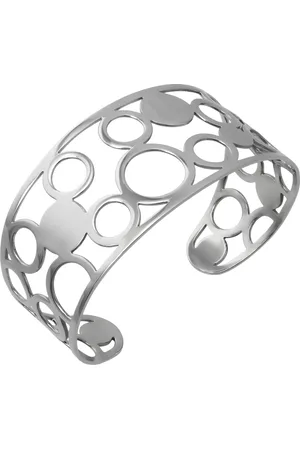 Amello Armspange Kreise Damen Armreif silber (Armspange), Damen Armspange (Kreise) Edelstahl (Stainless Steel), Farbe: silber, s - Verkäufer: Fit4Style Silberschmuck - IMPPAC