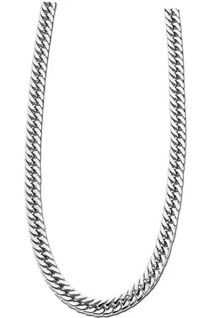 Lotus Edelstahlkette Halskette silber (Halsketten, Halskette), Halsketten für Herren Edelstahl (Stainless Steel) - Verkäufer: Fit4Style Silberschmuck - IMPPAC