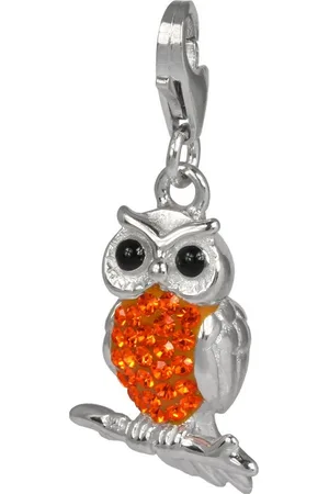 SilberDream Charm-Einhänger Charm Eule 925, Charmsanhänger Eule, 925 Sterling Silber, Farbe: - Verkäufer: Fit4Style Silberschmuck - IMPPAC