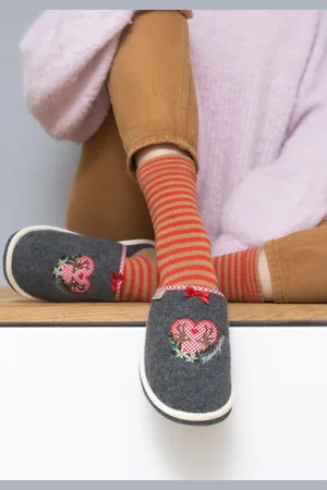 Adelheid Heimatglück Hirsch Filzpantoffel Pantoffel - Verkäufer: