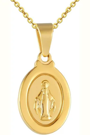 Karisma Kette mit Anhänger Edelstahl Kettenanhänger Heilige Maria IP Pating Gold, mit Edestahlkette PS255 - 50.0 Zentimeter - Verkäufer: Schmuck