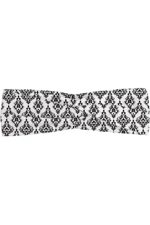 Abakuhaus Stirnband Elastisch und Angenehme alltags accessories Damast Schwarzweiss-Barock - Verkäufer: Color-D Textile GmbH