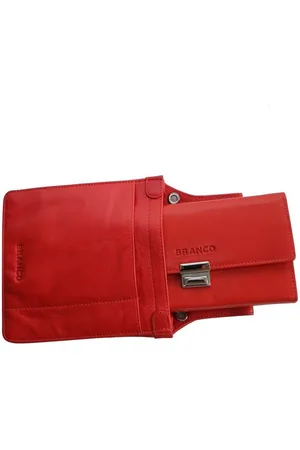 Branco Kellnerbörse - Leder Kellnergeldbörse Taxibörse Kellnert (1 Stück Börse & Holster) - Verkäufer: ZMOKA