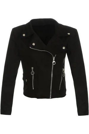 malito more than fashion Lederimitatjacke 19617 Bikerjacke Slim Fit mit Reversekragen - Verkäufer: malito