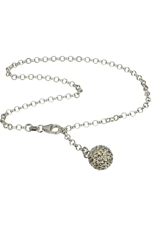 SilberDream Fußkette mit Anhänger Fußkette silber gold für Damen, Damen Fußketten (Kugel) aus 925 Sterling Silber, Farbe: silber, gold - Verkäufer: Fit4Style Silberschmuck - IMPPAC